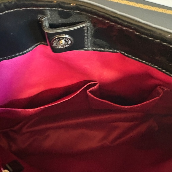 COACH POPPY LIQUID GLASS PURSE - BLACK CHAIN SHOULDER CROSS BODY HANDBAG - Picture 15 of 15